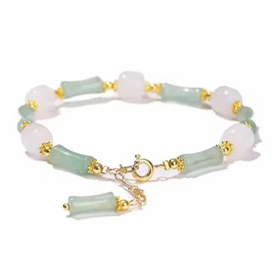 สร้อยข้อมือหยกแกะสลัก